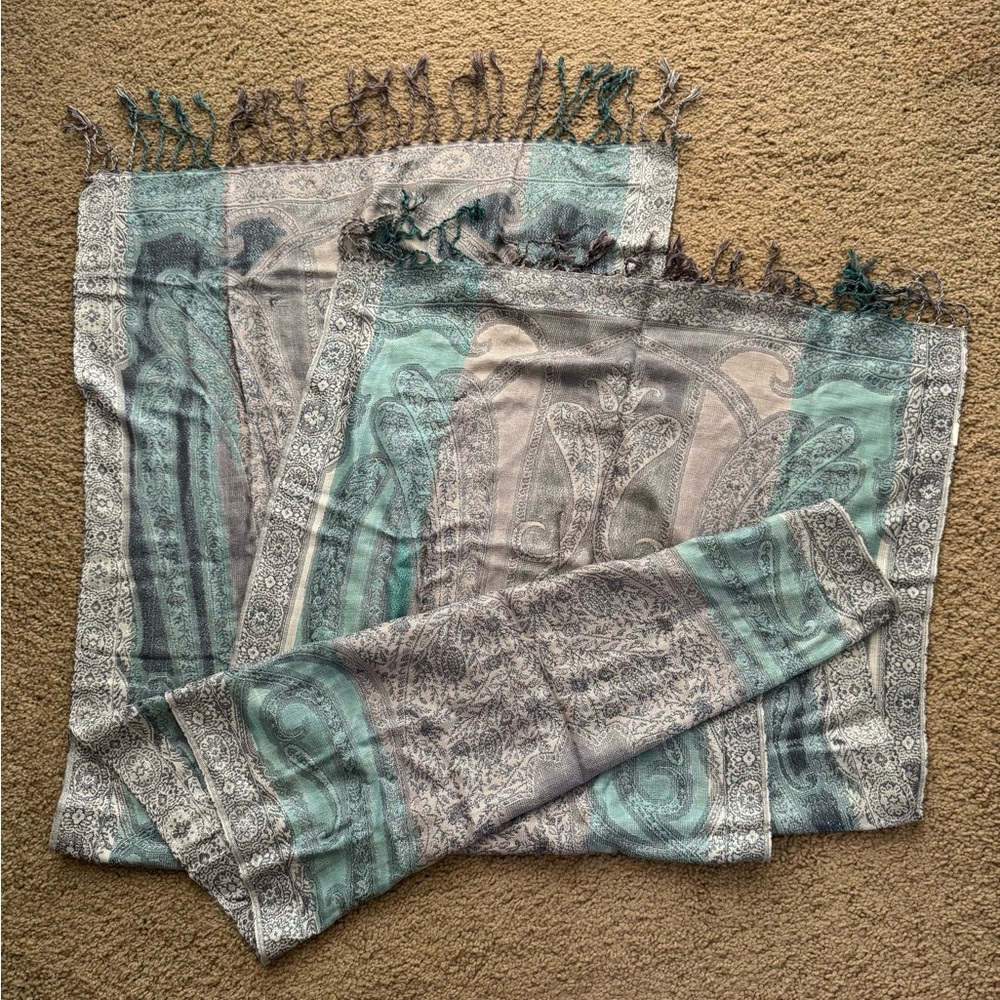 Paisley Scarf with Fringe